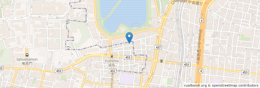 Mapa de ubicacion de Clubエメラルド en 일본, 도쿄도, 다이토구.