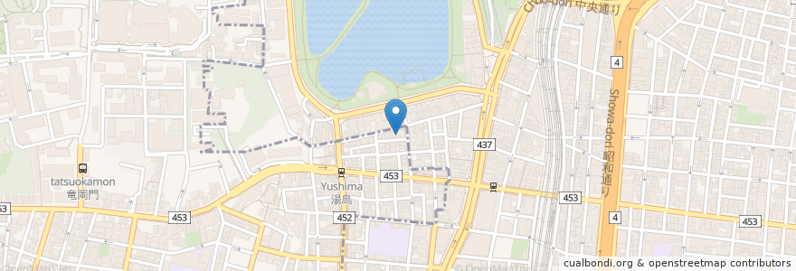 Mapa de ubicacion de CLUB恵 en Japonya, 東京都, 台東区.