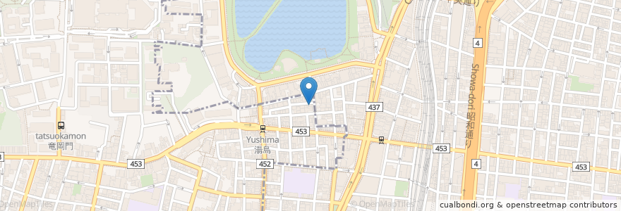 Mapa de ubicacion de MONSTERA en Japan, Tokio, 台東区.