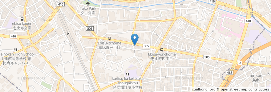 Mapa de ubicacion de L'Ignis en 日本, 東京都, 渋谷区, 渋谷区.