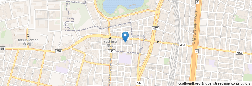 Mapa de ubicacion de ルパン en Japonya, 東京都, 台東区.