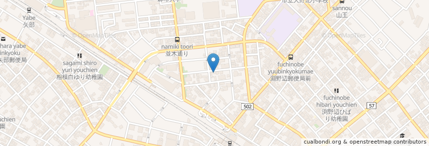 Mapa de ubicacion de 拉麺一匠 DEAD OR ALIVE en اليابان, كاناغاوا, 相模原市, 中央区.