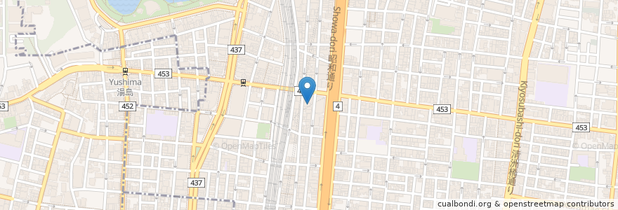 Mapa de ubicacion de テング酒場 en Japão, Tóquio, 台東区.