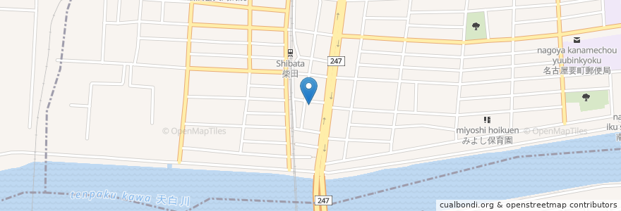 Mapa de ubicacion de コメダ珈琲店 en Jepun, 愛知県, 名古屋市, 南区.