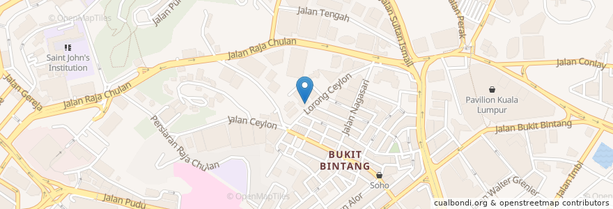 Mapa de ubicacion de Neroteca en Malasia, Selangor, Kuala Lumpur.
