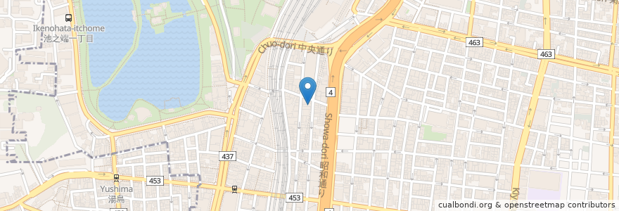 Mapa de ubicacion de 小山歯科 en 日本, 东京都/東京都, 台東区.