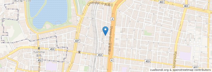 Mapa de ubicacion de 串カツ田中 en Japón, Tokio, Taito.