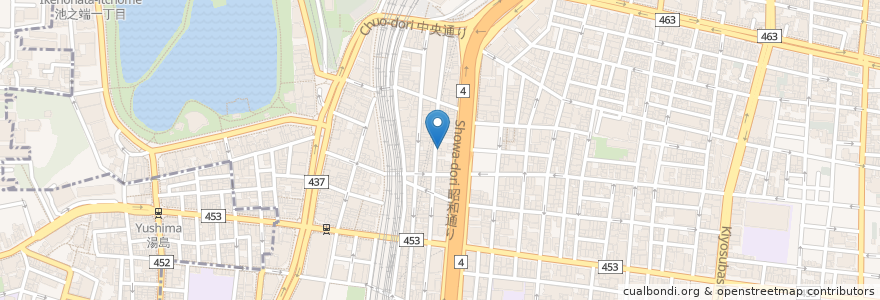 Mapa de ubicacion de ヤリ串 en 日本, 东京都/東京都, 台東区.