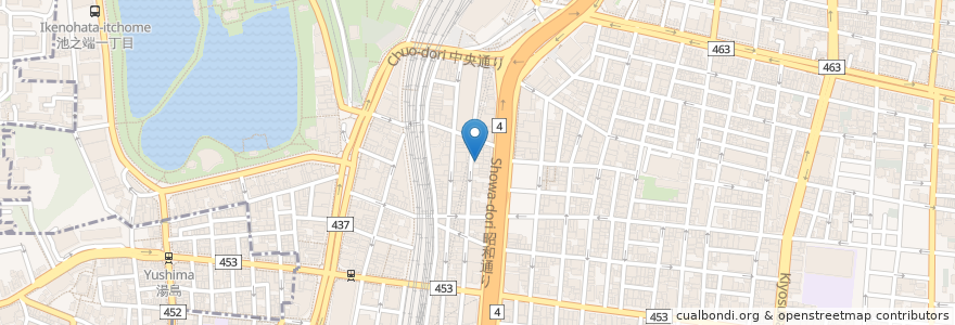 Mapa de ubicacion de 韓国居酒屋 福チョリ en 日本, 東京都, 台東区.