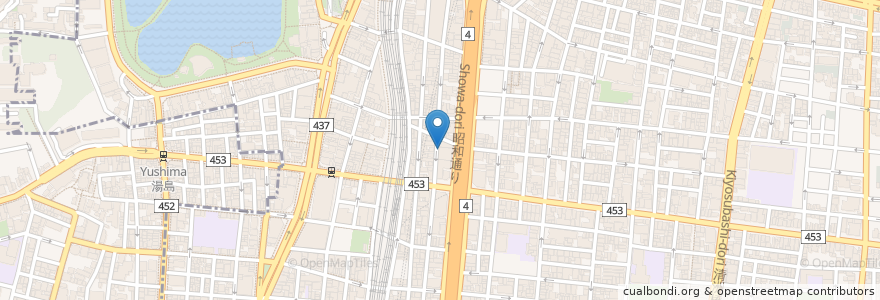 Mapa de ubicacion de めるせです en Japonya, 東京都, 台東区.