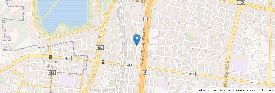 Mapa de ubicacion de 超大吉 en Japon, Tokyo, 台東区.