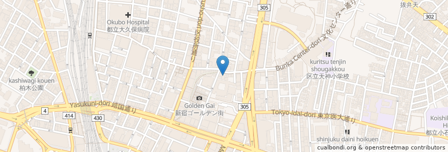 Mapa de ubicacion de みすず en 일본, 도쿄도, 신주쿠.