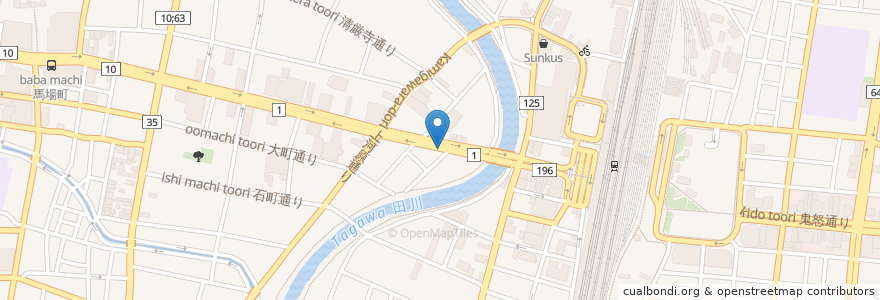 Mapa de ubicacion de マヤレストラン en Japonya, 栃木県, 宇都宮市.