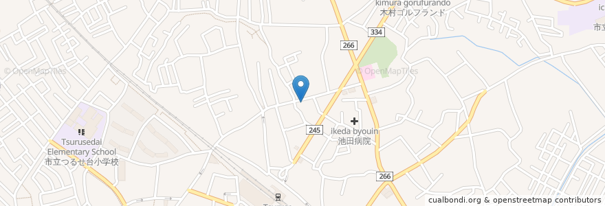 Mapa de ubicacion de びんびん豚 en 日本, 埼玉县, 富士見市.