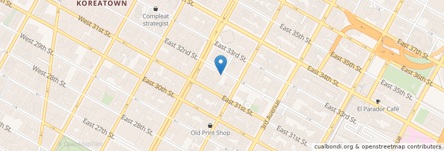 Mapa de ubicacion de Mainchance en 미국, 뉴욕, New York, New York County, Manhattan, Manhattan Community Board 5.