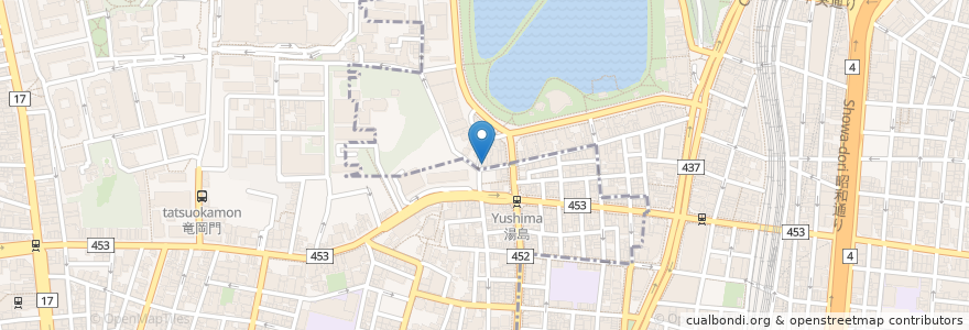 Mapa de ubicacion de ガールズバー プレミアム en Japonya, 東京都.