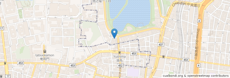 Mapa de ubicacion de パークネット en Japan, Tokio, 台東区.