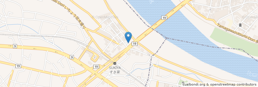 Mapa de ubicacion de 三井のリパーク en Giappone, Tokyo, 稲城市.
