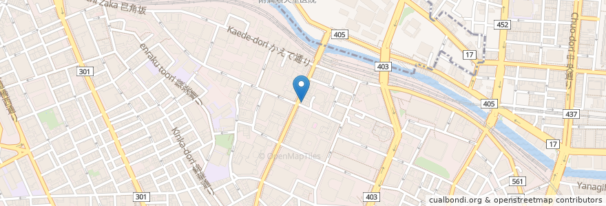 Mapa de ubicacion de 富士そば en Japão, Tóquio, 千代田区.