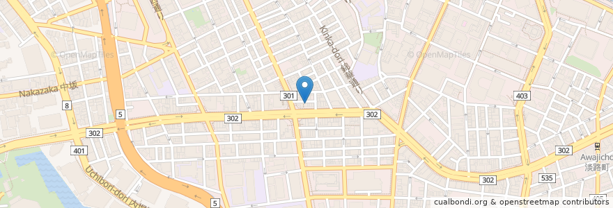 Mapa de ubicacion de 三田アート画廊 en Jepun, 東京都, 千代田区.