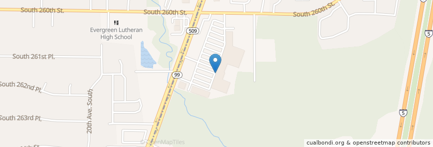 Mapa de ubicacion de USA Vein Clinics en Amerika Birleşik Devletleri, Vaşington, King County, Kent.