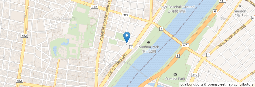 Mapa de ubicacion de 浅草茶房 en Japan, Tokyo, Taito.