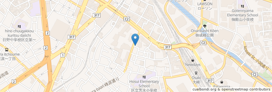 Mapa de ubicacion de 平和軒 en Jepun, 東京都, 品川区.