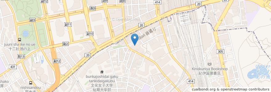 Mapa de ubicacion de 全劳济大厅 en 日本, 东京都/東京都, 新宿区/新宿區, 渋谷区.