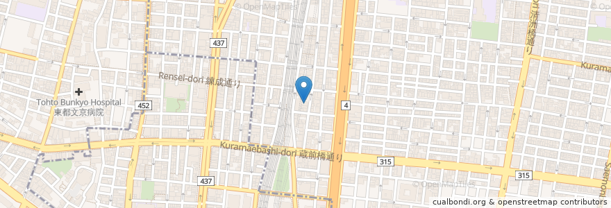 Mapa de ubicacion de 東京舞踊学校 en Japan, Tokyo.