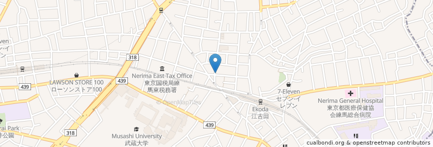 Mapa de ubicacion de 東京696酒場 en Jepun, 東京都, 練馬区.