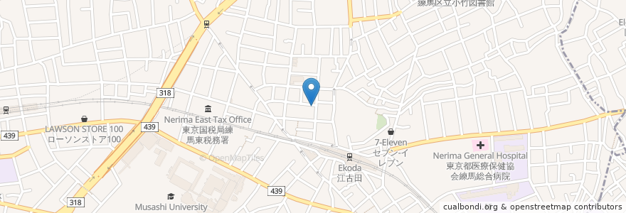 Mapa de ubicacion de 9回裏 en Japão, Tóquio, 練馬区.