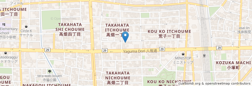 Mapa de ubicacion de 真心堂 en Japan, 愛知県, Nagoya, 中川区.