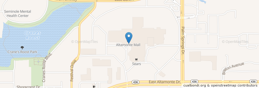 Mapa de ubicacion de Philly Steaks en Estados Unidos Da América, Flórida, Seminole County, Altamonte Springs.
