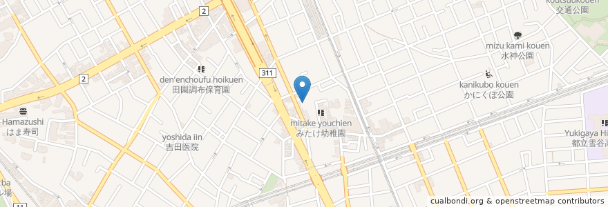 Mapa de ubicacion de ココカラファイン en Japón, Tokio, Ota.