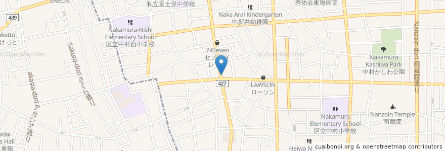Mapa de ubicacion de せきみ en Japan, 東京都, 練馬区.