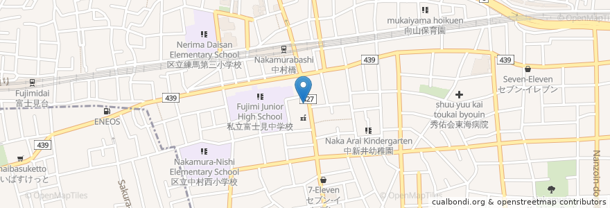 Mapa de ubicacion de あんず薬局 en ژاپن, 東京都, 練馬区.