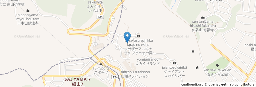 Mapa de ubicacion de ロブソンフライズ en اليابان, كاناغاوا, 川崎市, 多摩区.