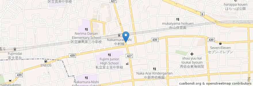 Mapa de ubicacion de モリ薬局 en 日本, 東京都, 練馬区.
