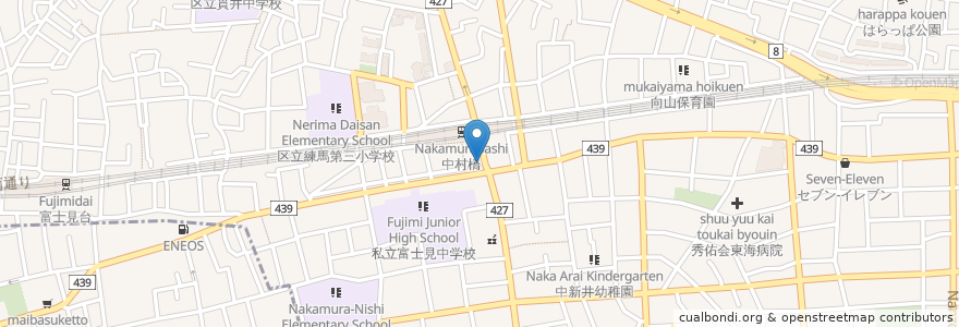 Mapa de ubicacion de そば処 富士見庵 en 日本, 东京都/東京都, 練馬区.