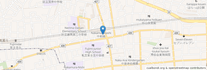 Mapa de ubicacion de あぶり家 en Japão, Tóquio, 練馬区.