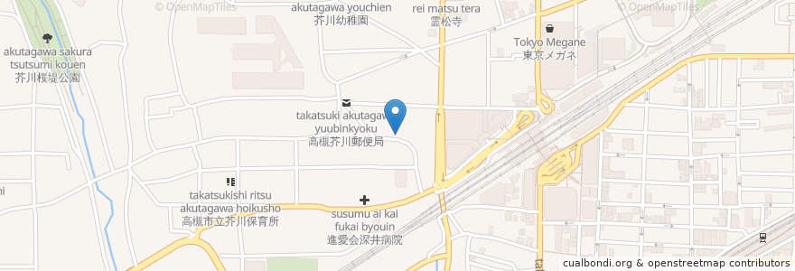 Mapa de ubicacion de ほっと・Hot ニャーノの家 en اليابان, أوساكا, 高槻市.