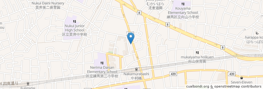 Mapa de ubicacion de 戸田クリニック en اليابان, 東京都, 練馬区.