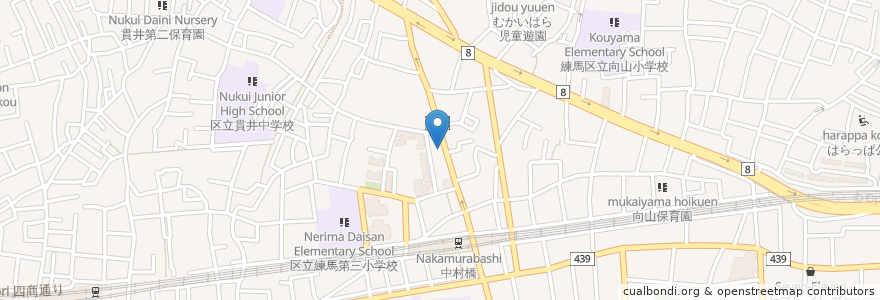 Mapa de ubicacion de すし処 山˝嘉 ZANKA en 日本, 东京都/東京都, 練馬区.