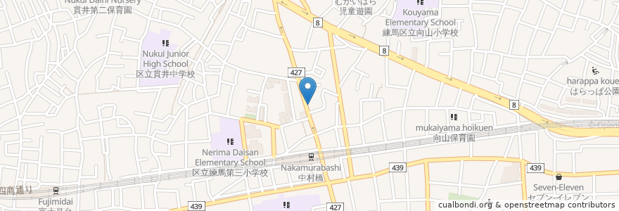 Mapa de ubicacion de おしお歯科 en Japão, Tóquio, 練馬区.