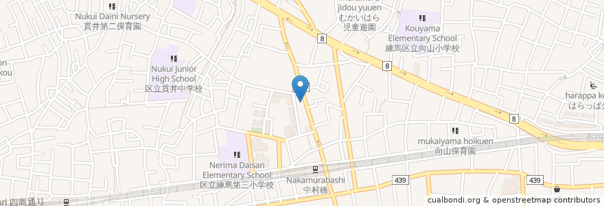 Mapa de ubicacion de や台ずし en Japão, Tóquio, 練馬区.