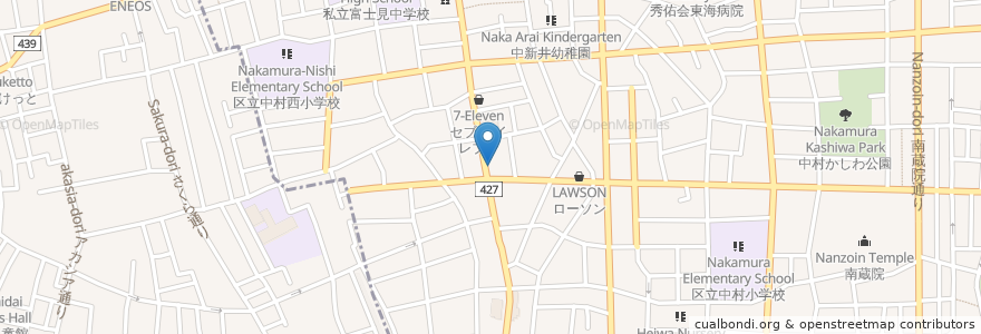 Mapa de ubicacion de ソフィア歯科 en Japon, Tokyo, 練馬区.