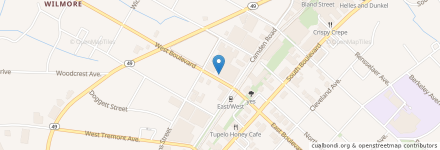 Mapa de ubicacion de Pop the Top - Craft Beer Shop en アメリカ合衆国, ノースカロライナ州, Mecklenburg County, Charlotte.