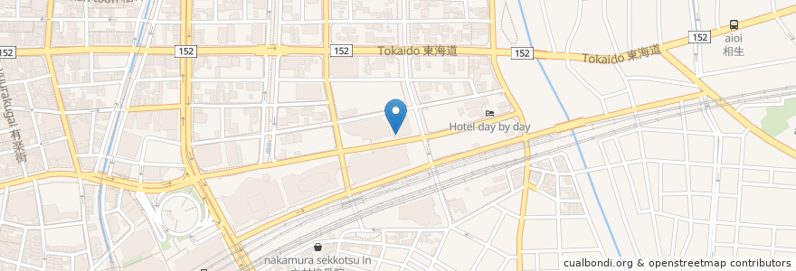 Mapa de ubicacion de Universal Hamamatsu en 日本, 静冈县, 浜松市, 中区.