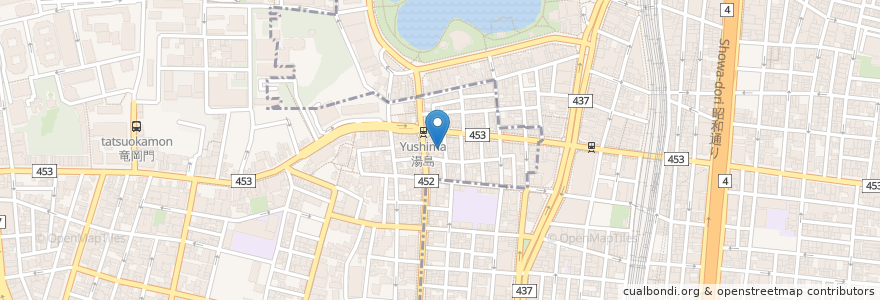 Mapa de ubicacion de 手話ラウンジ きみのて en Jepun, 東京都, 台東区.