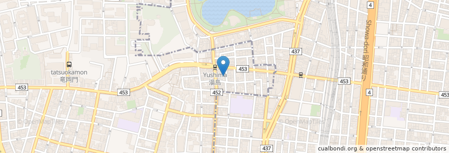 Mapa de ubicacion de Wine bar La Terre Rouge en 日本, 东京都/東京都, 台東区.